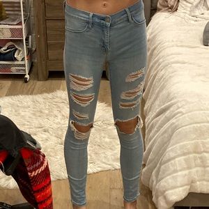 PACSUN ripped skinny jeans